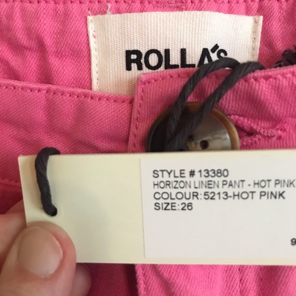 Rolla’s Horizon Linen Pants. - Picture 3 of 5